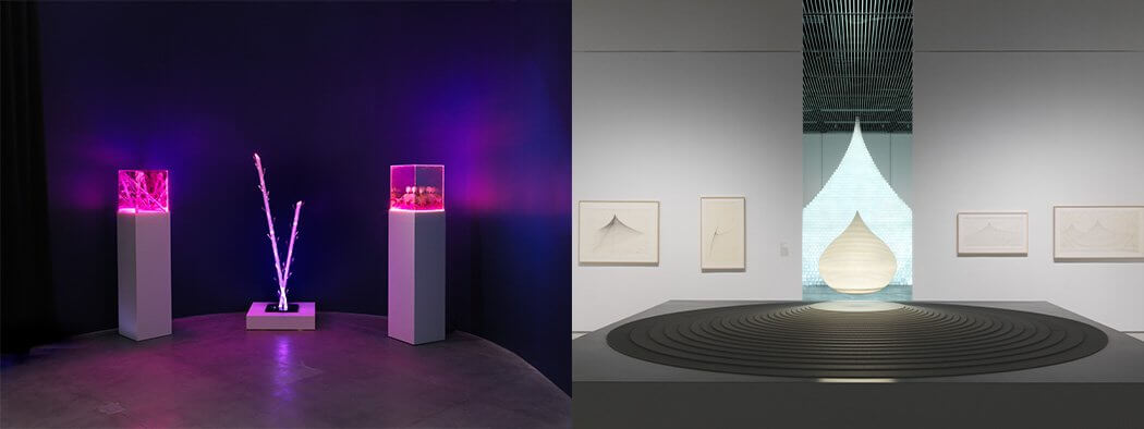 Installation View: Agnes Denes: Absolutes and Intermediates, The Shed, New York, October 9, 2019 - March 22, 2020. Photo: Dan Bradica. Courtesy The Shed.