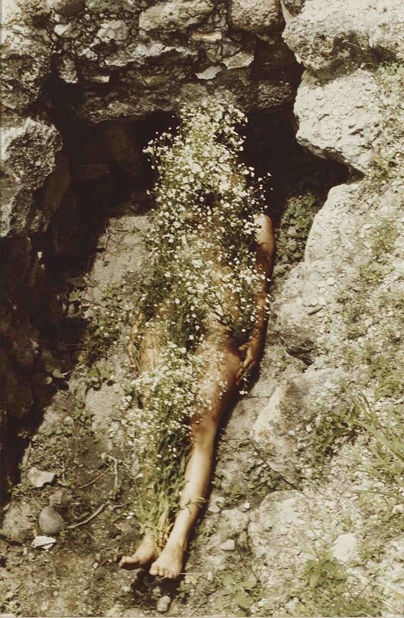 Ana Mendieta, Imágen de Yágul , 1973